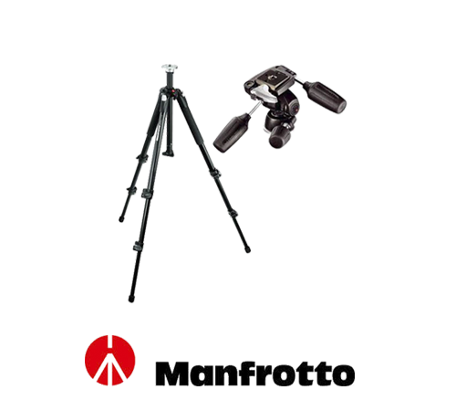 Manfrotto 055X PROB + 804 RC2 Kafa